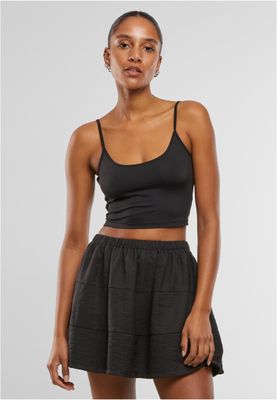 Chic Cropped T-shirt med Låg Ryggringning