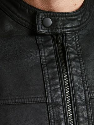 Black biker jacket