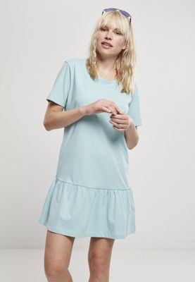 Short dress with ruffles
