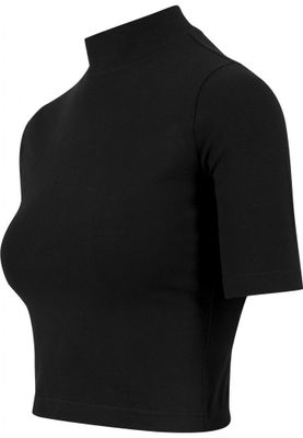 Top with turtleneck neck lady