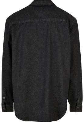Oversized Denim Pocket Shirt