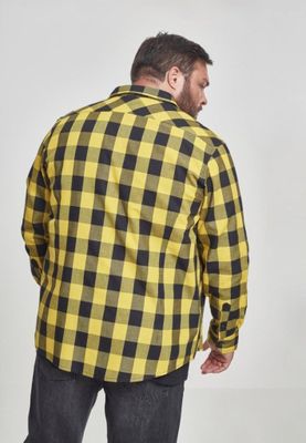 Flannel shirt black/yellow