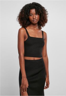 Ladies Cropped Knit Top