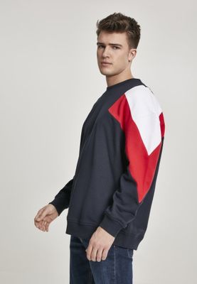 3-tone oversizse crewneck