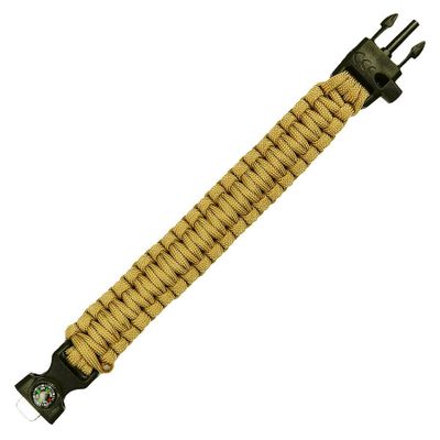 Survival paracord bracelet