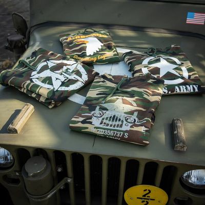 Allied Star-Willy jeep camo