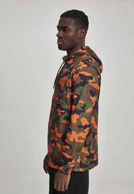 Camo Pull Over Windbreaker