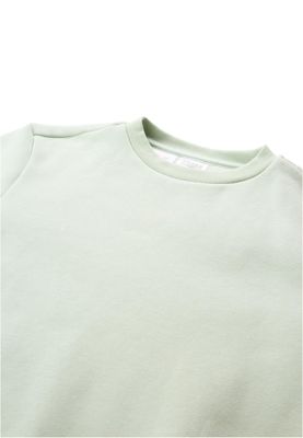 Tröja för barn med fluffy Crewneck – frostmint