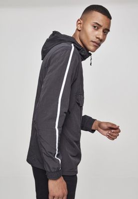Crinkle pull over jacket