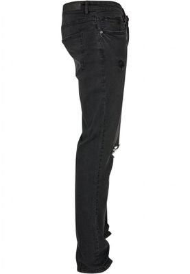 Distressed Strech Denim Pants