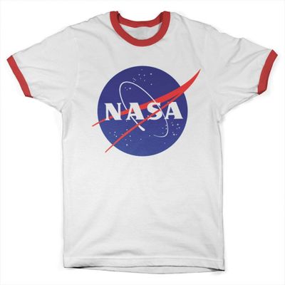 NASA logo ringer T-shirt