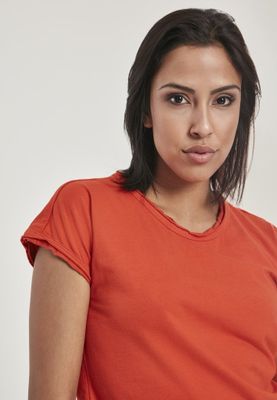 T-shirt with raw seams ladies