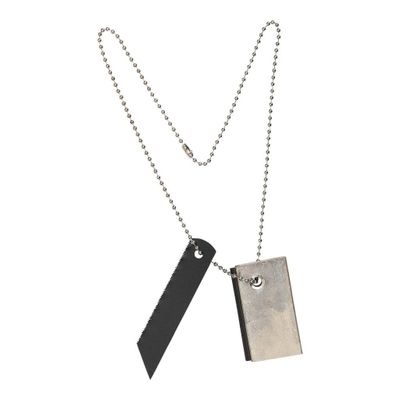 Ignition steel and magnesium block