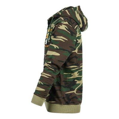 101st Airborne Eagle camo zipped hoodie