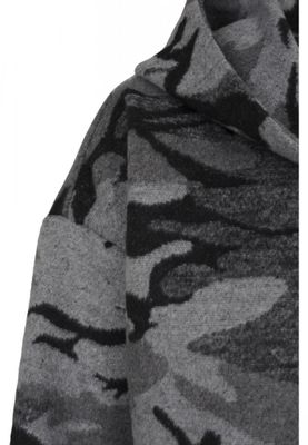 Camouflage oversize parka dam