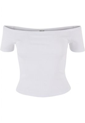 Belly shirt with open shoulders