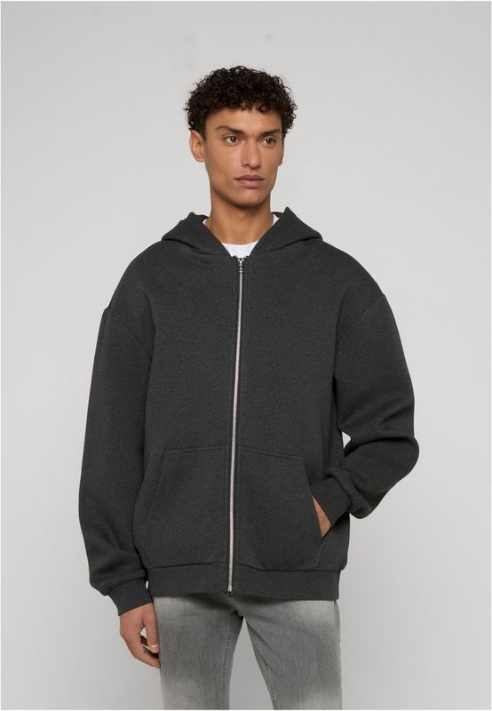 Fluffy Huvtröja för herr – charcoal