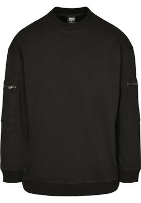 Terry crew oversize sweatshirt