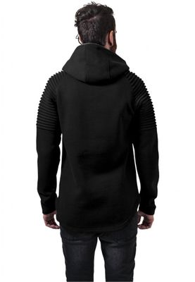 Pleated hoodie