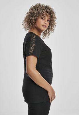 T-shirt with lace edge ladies