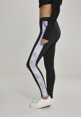 Ladies Side Striped Pattern Leggings