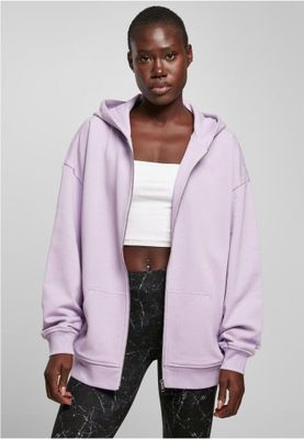 Ladies Oversized Zip Hoody