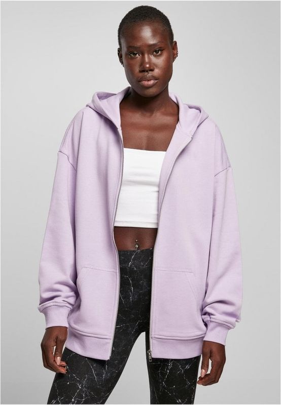 Ladies Oversized Zip Hoody