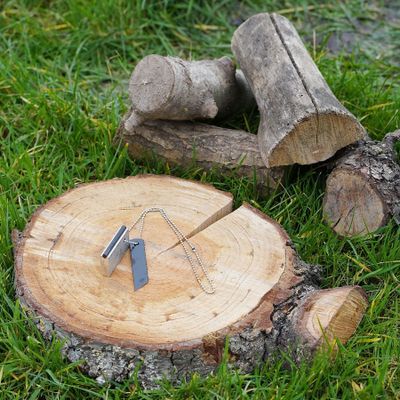 Ignition steel and magnesium block