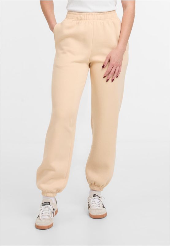 Ladies Basic Essential Sweatpants Joggingbyxor sand