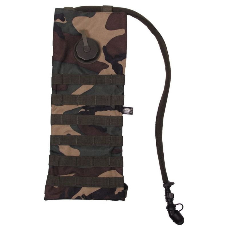 Hydrering rygsæk med MOLLE system woodland