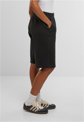 Långa mjukisshorts för dam – svart