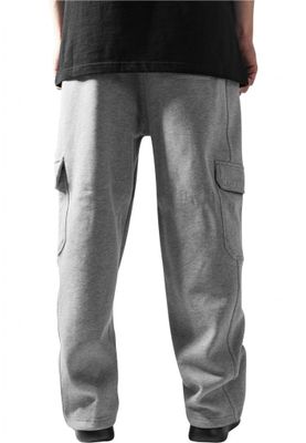 Cargo sweatpants with straight legs