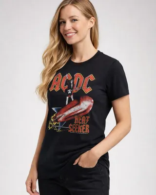 AC/DC - Heat Seeker Girly Tee