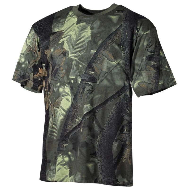 Real leaf camo T-shirt