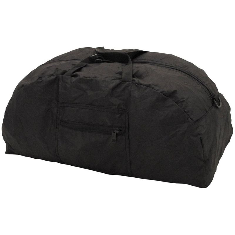 Spacious bag foldable to pocket format