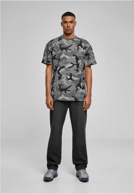 Oversized T-shirt in dark camouflage for men