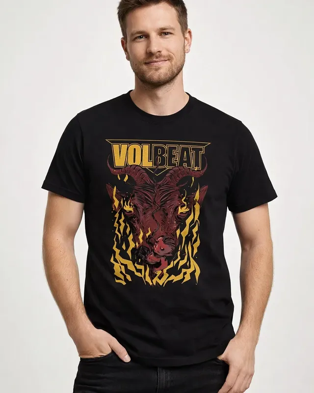 Volbeat In the Barn T-shirt herr i svart