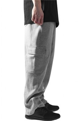 Cargo sweatpants with straight legs