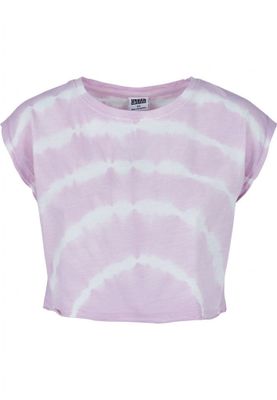 Short t-shirt with batik print ladies