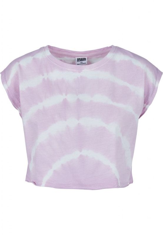 Short t-shirt with batik print ladies