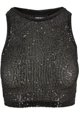 Ladies Sequins Cropped Top