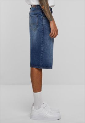 90-tals jeansshorts med oversize passform