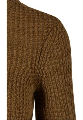Short Waffle Sweater for Ladies