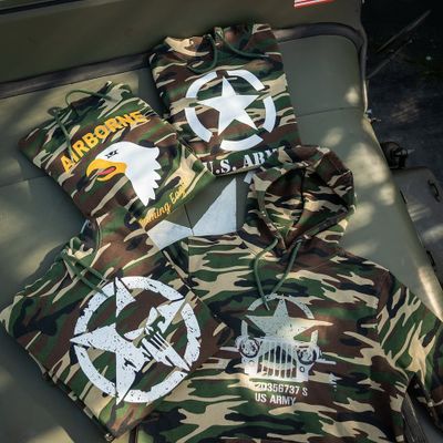 Allied Star U.S. Army camo hoodie