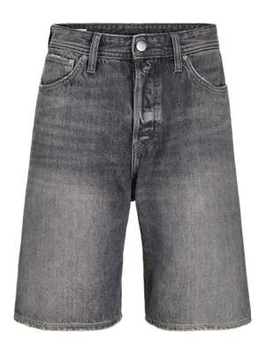 Baggy Fit Stonewash Denim Shorts för män
