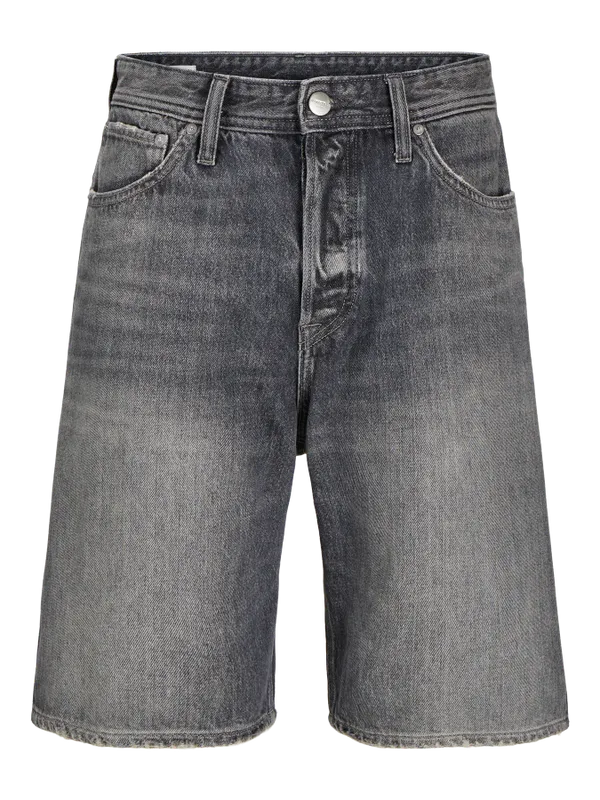 Baggy Fit Stonewash Denim Shorts för män