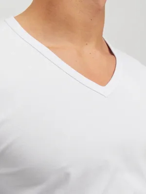 V-ringad T-shirt herr