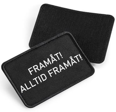 Framåt! Alltid Framåt! - tygpatch med kardborre
