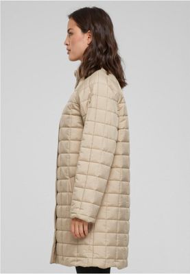 Women's long quilted jacket