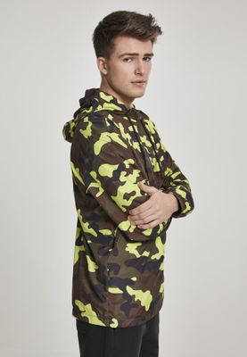 Camo Pull Over Windbreaker